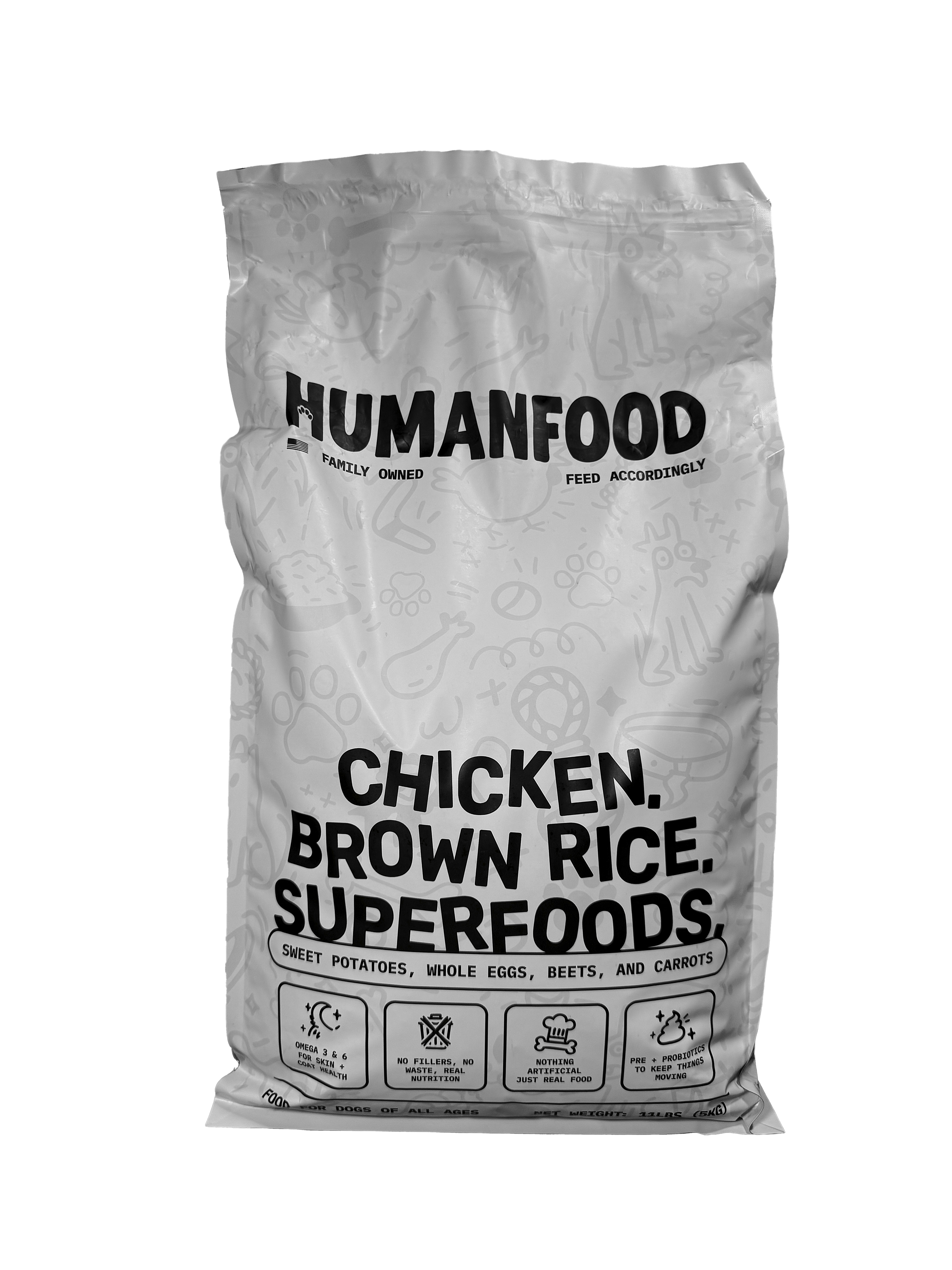 Chicken. Brown Rice. Superfoods (11 lbs)