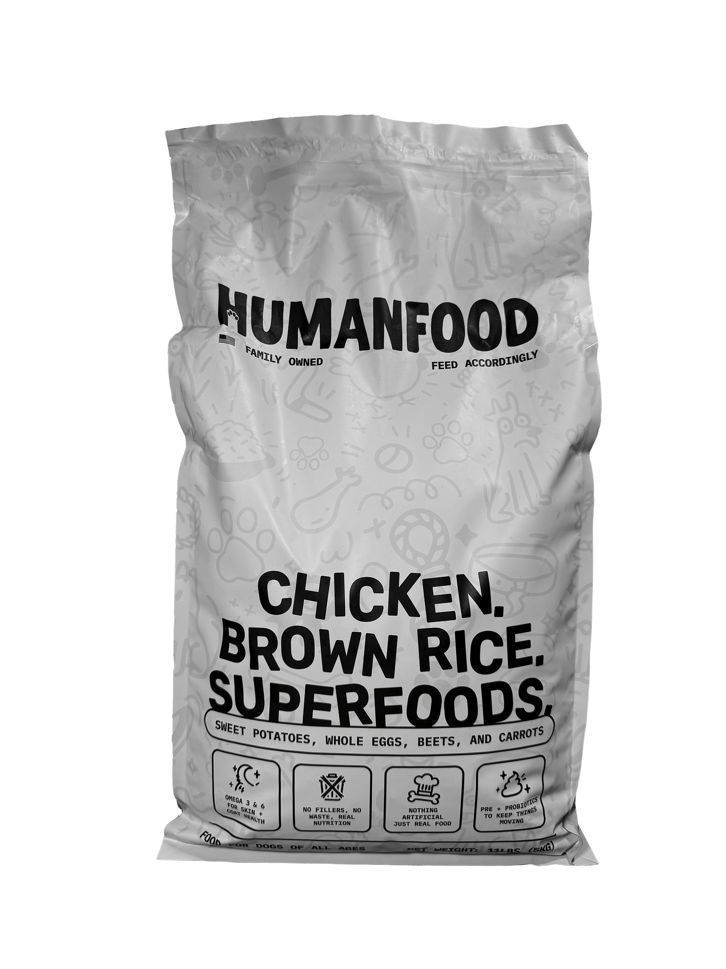 Chicken. Brown Rice. Superfoods (11 lbs)